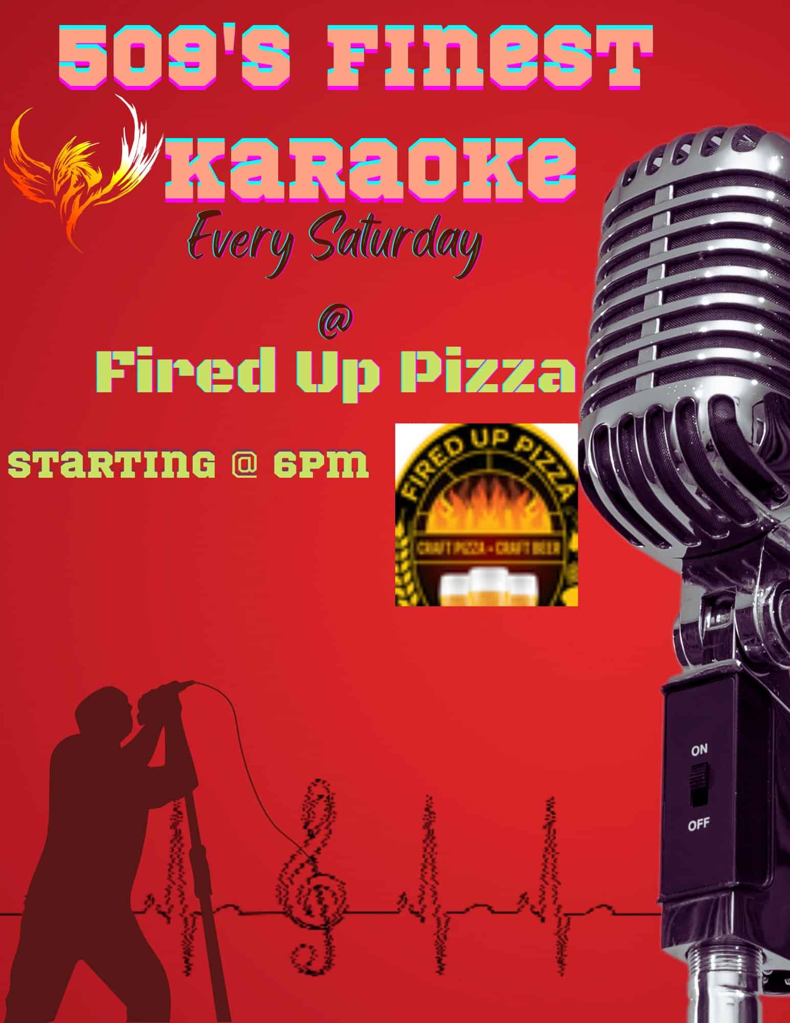 509’s Finest Karaoke @ Fired Up Pizza